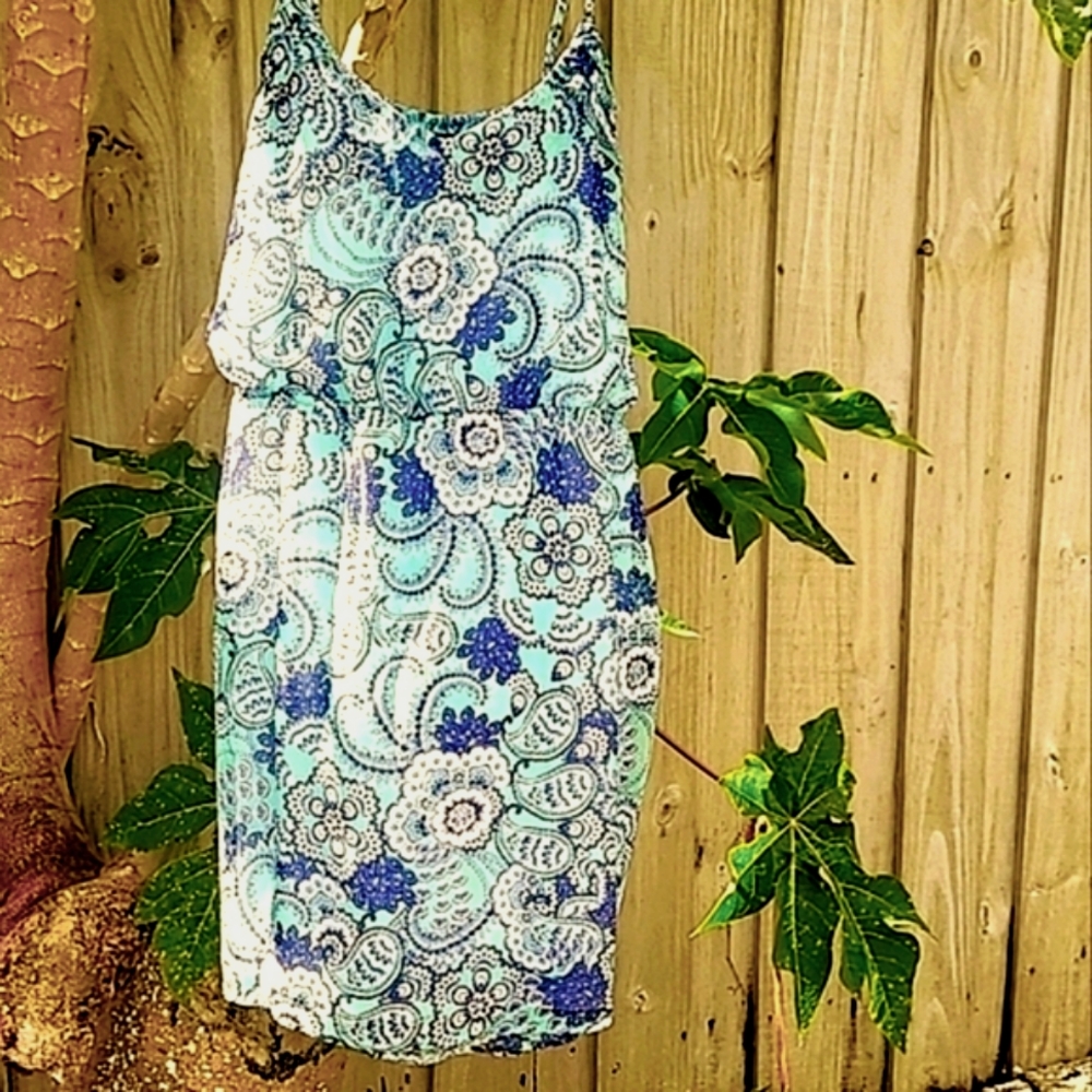 Summer Dress with spaghetti straps NWOT